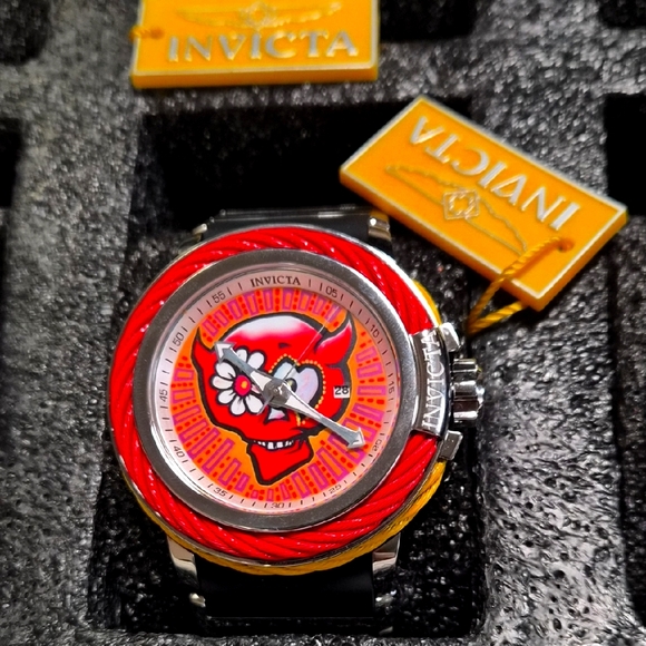 Invicta Artist Series 26251 – 52 mm Bolt "Deevil Doer" Art-Edition - Picture 1 of 3